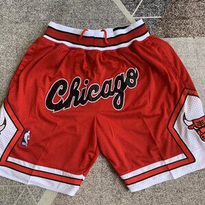 Chicago Bulls Red Shorts